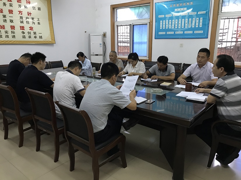 公司黨支部召開(kāi) “講政治、重規(guī)矩、作表率” 專(zhuān)題組織生活會(huì)